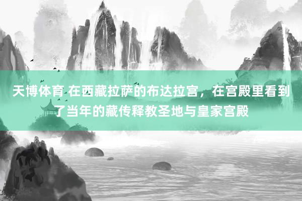 天博体育 在西藏拉萨的布达拉宫，在宫殿里看到了当年的藏传释教圣地与皇家宫殿